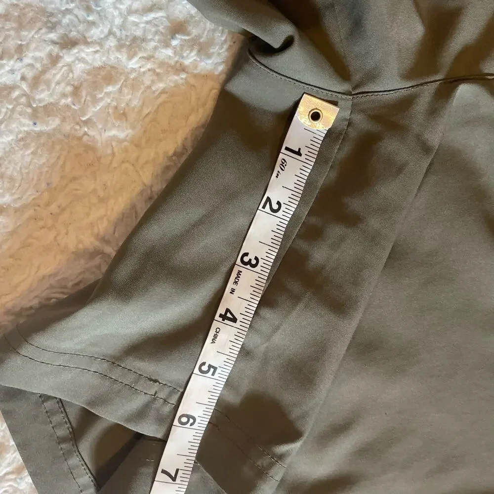 Merrell Opti Wick Shorts Olive Green Size 6 UPF 50+